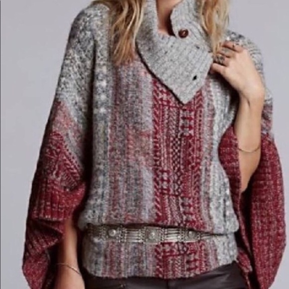 Free People Sweaters - Free people willow poncho